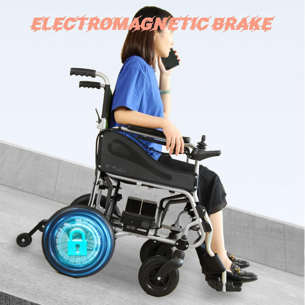 Ultra Lightweight Foldable Electric Wheelchair 30Lbs 5.2AH 2X250w A965982