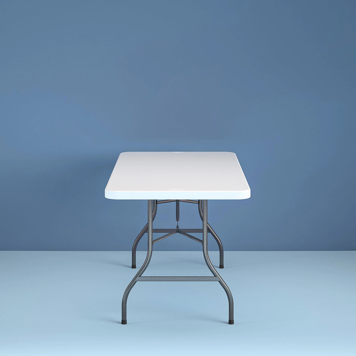6 Foot Folding Table White Speckle K845994
