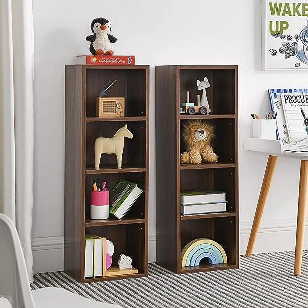 8-Tier 70.9 Inch Tall Narrow Bookshelf with Adjustable Shelves S598