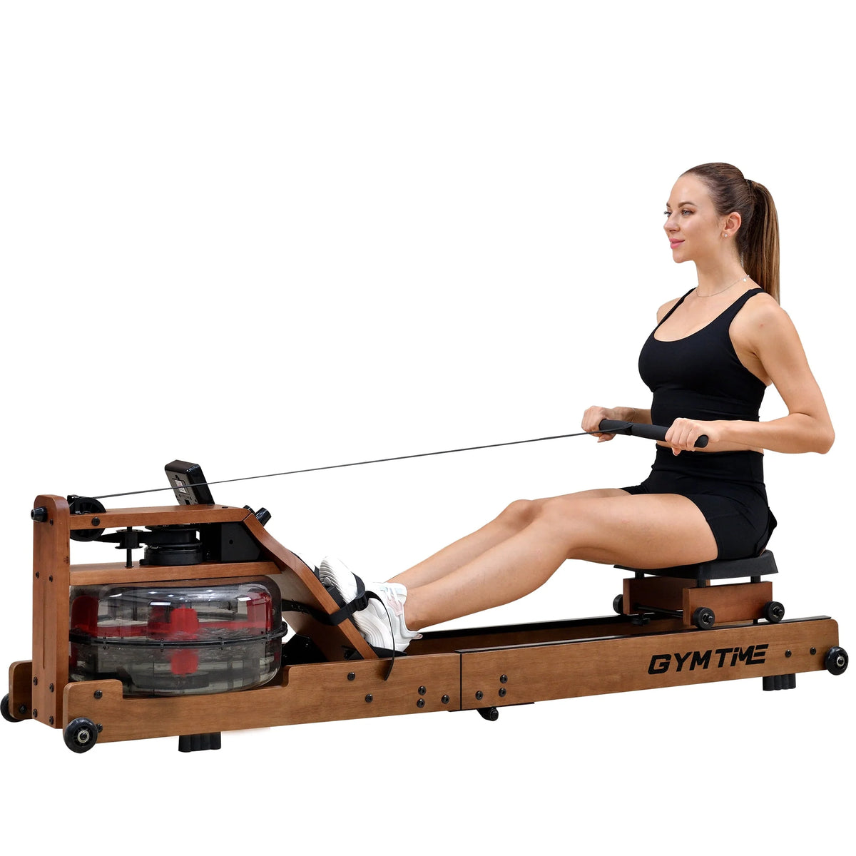 Water Rowing Machine with LCD Monitor Y703345