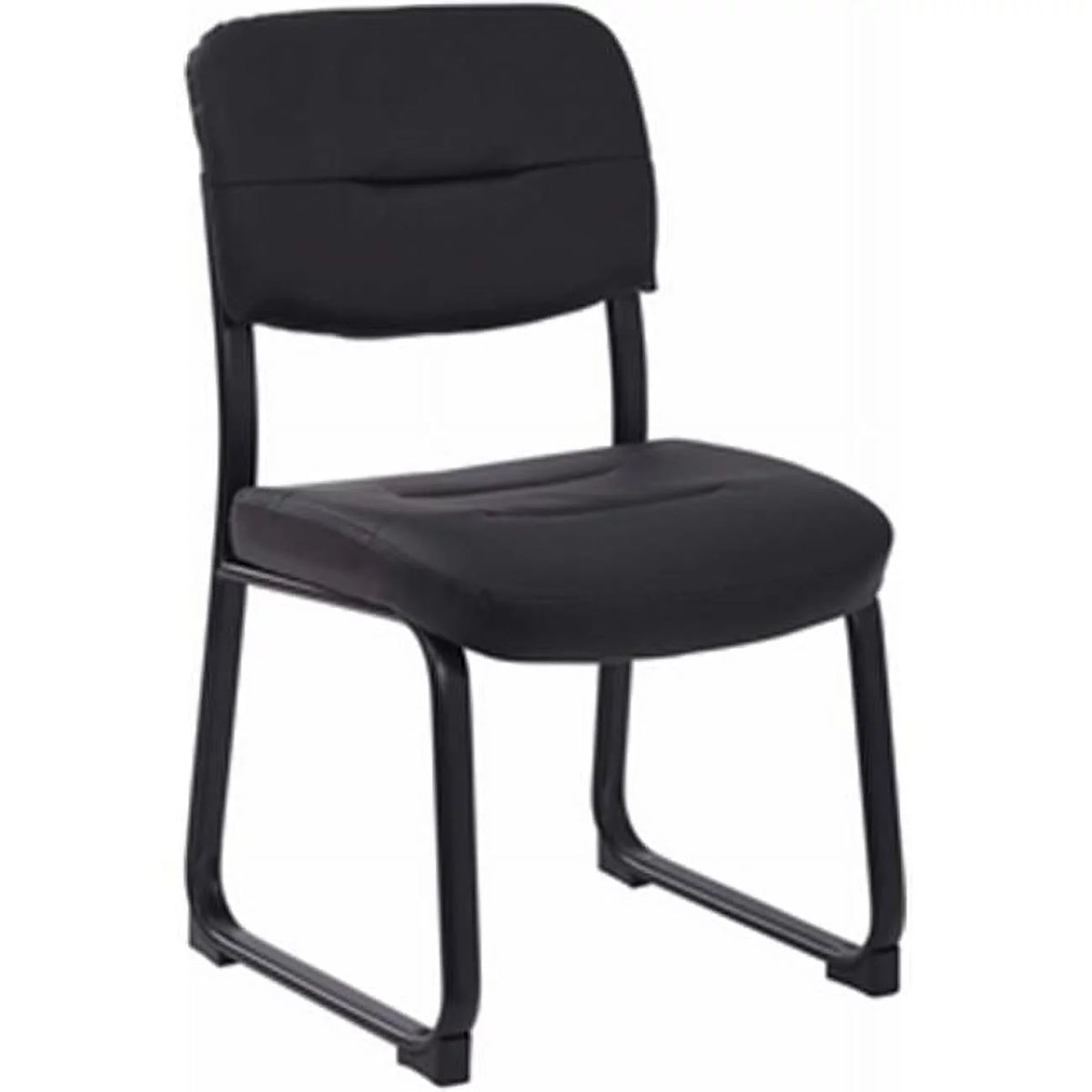 Faux Leather Visitor Chair with Sled Base G7032