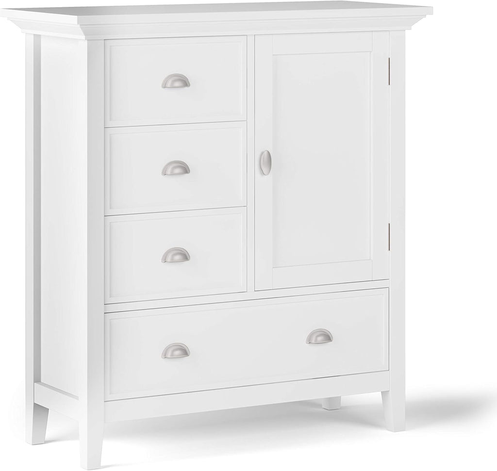 Solid Wood 39 inch Wide Storage Cabinet with 3 Drawers V1897