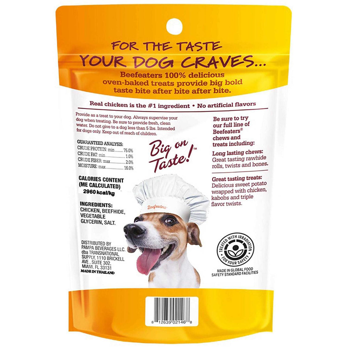 Oven Baked Beefhide Chicken Twists Dog Q6872