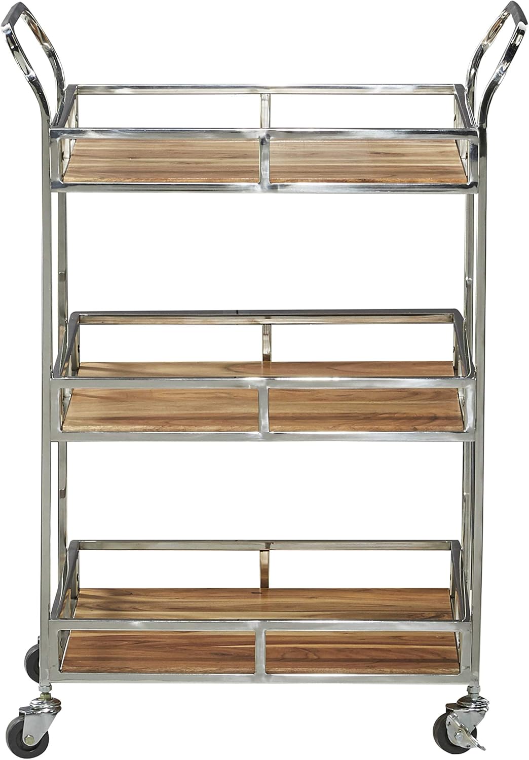 Multi Colored Stainless Steel Bar Cart C194