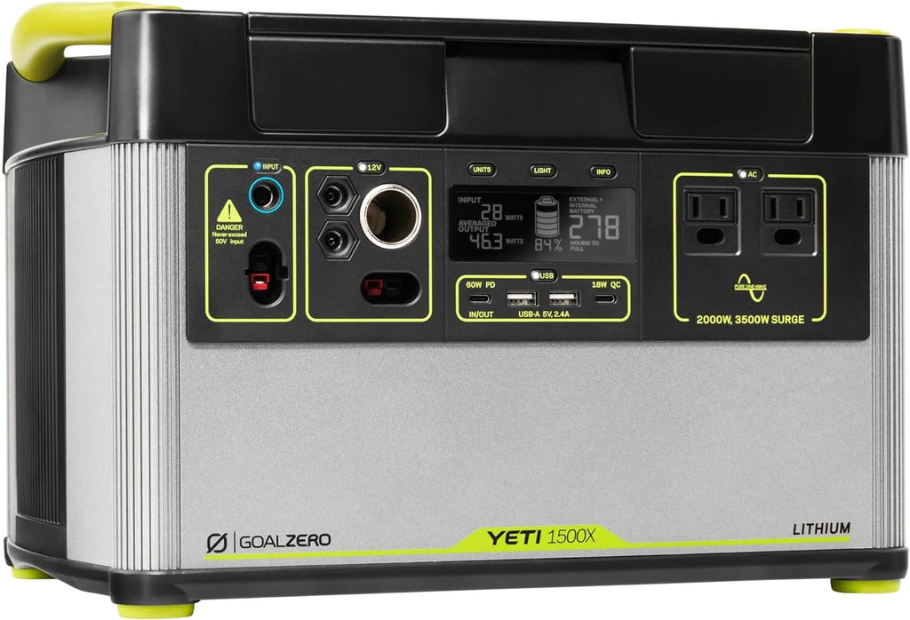 Portable Power Station 1516Wh Lithium Battery 2000 Watt S1935