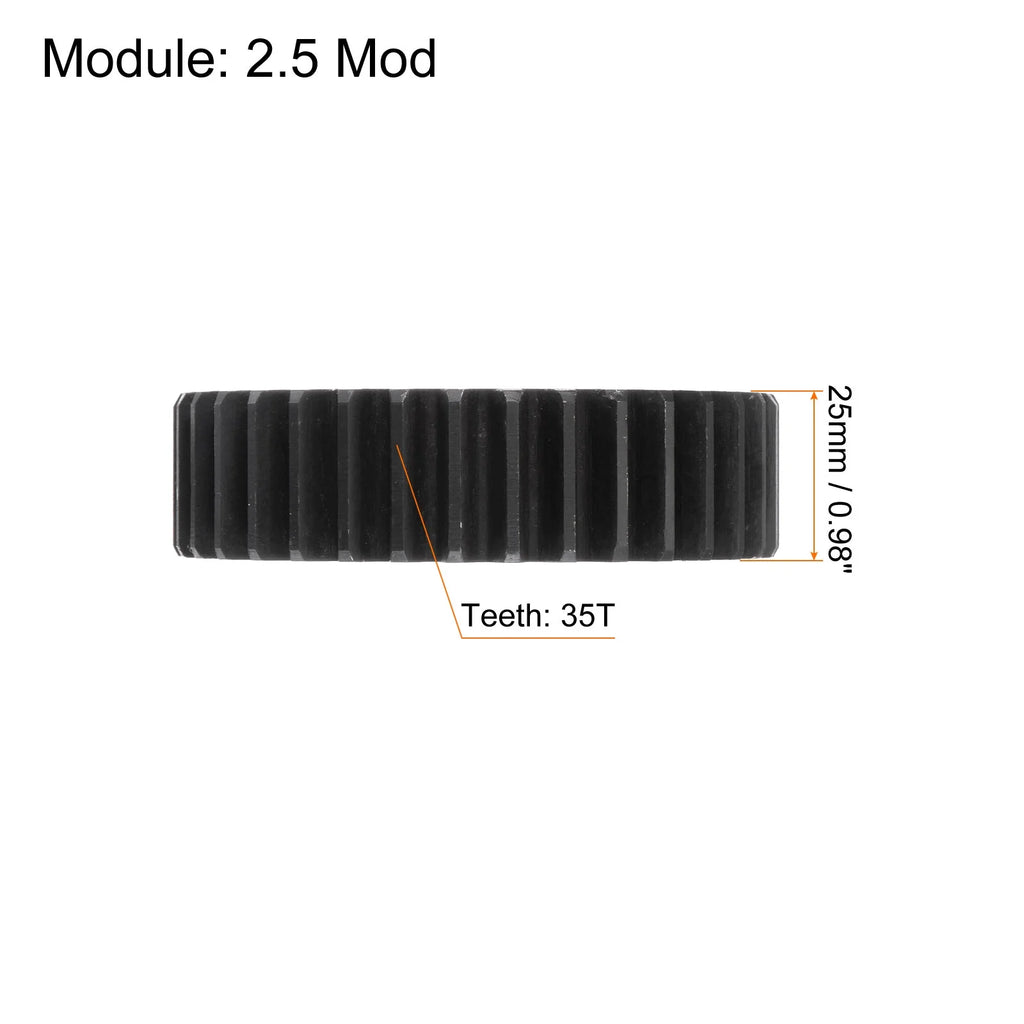 Straight Spur Gear 35T 2.5 Module 45# Steel D5836