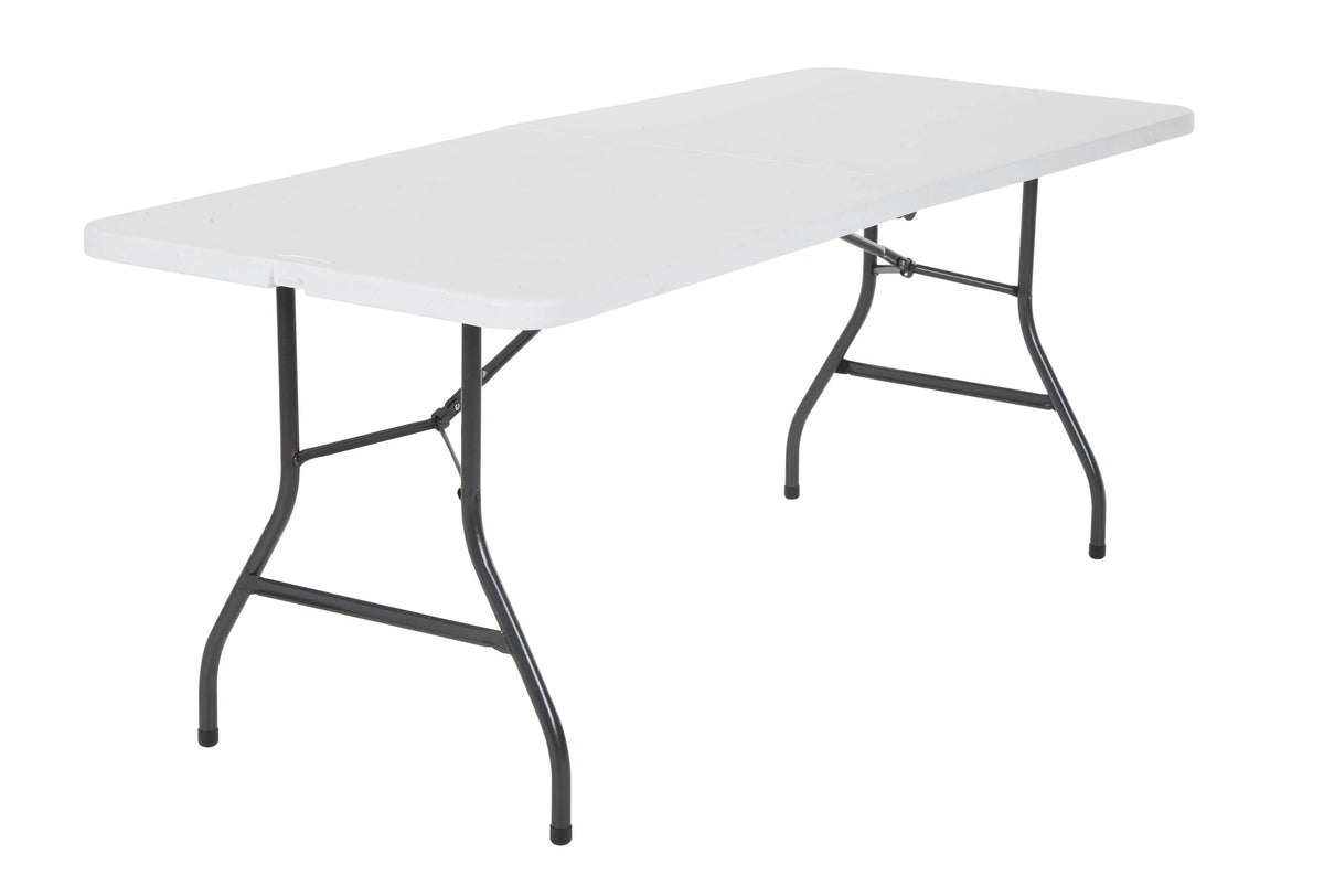 6 Foot Folding Table White Speckle K845994