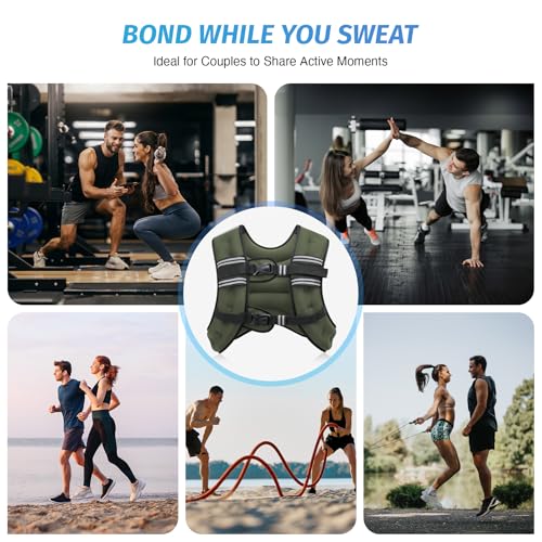 Weighted Vest with Reflective Stripe Y469851