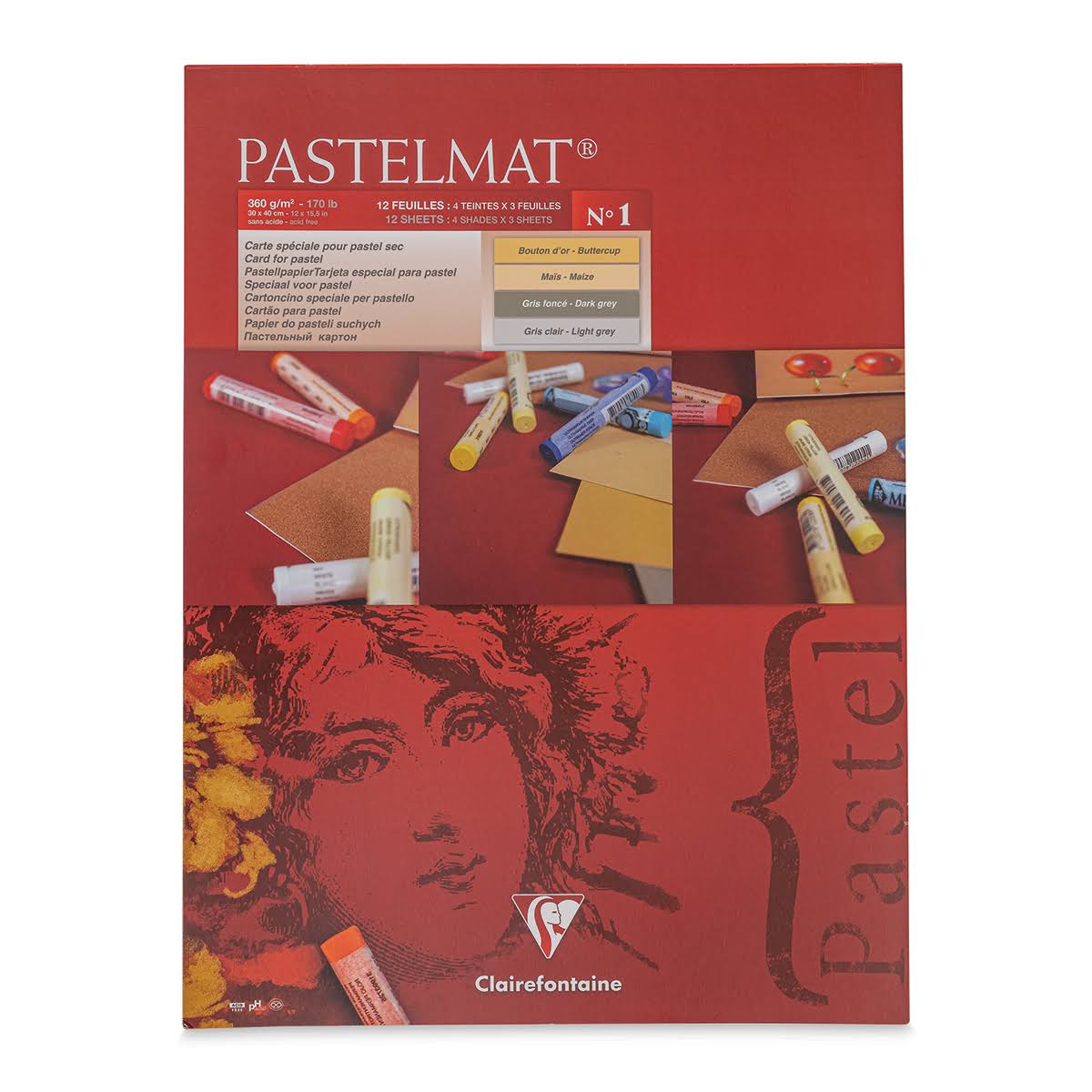 30x40cm 12 Sheets 360gsm Pastelmat Pad L625840
