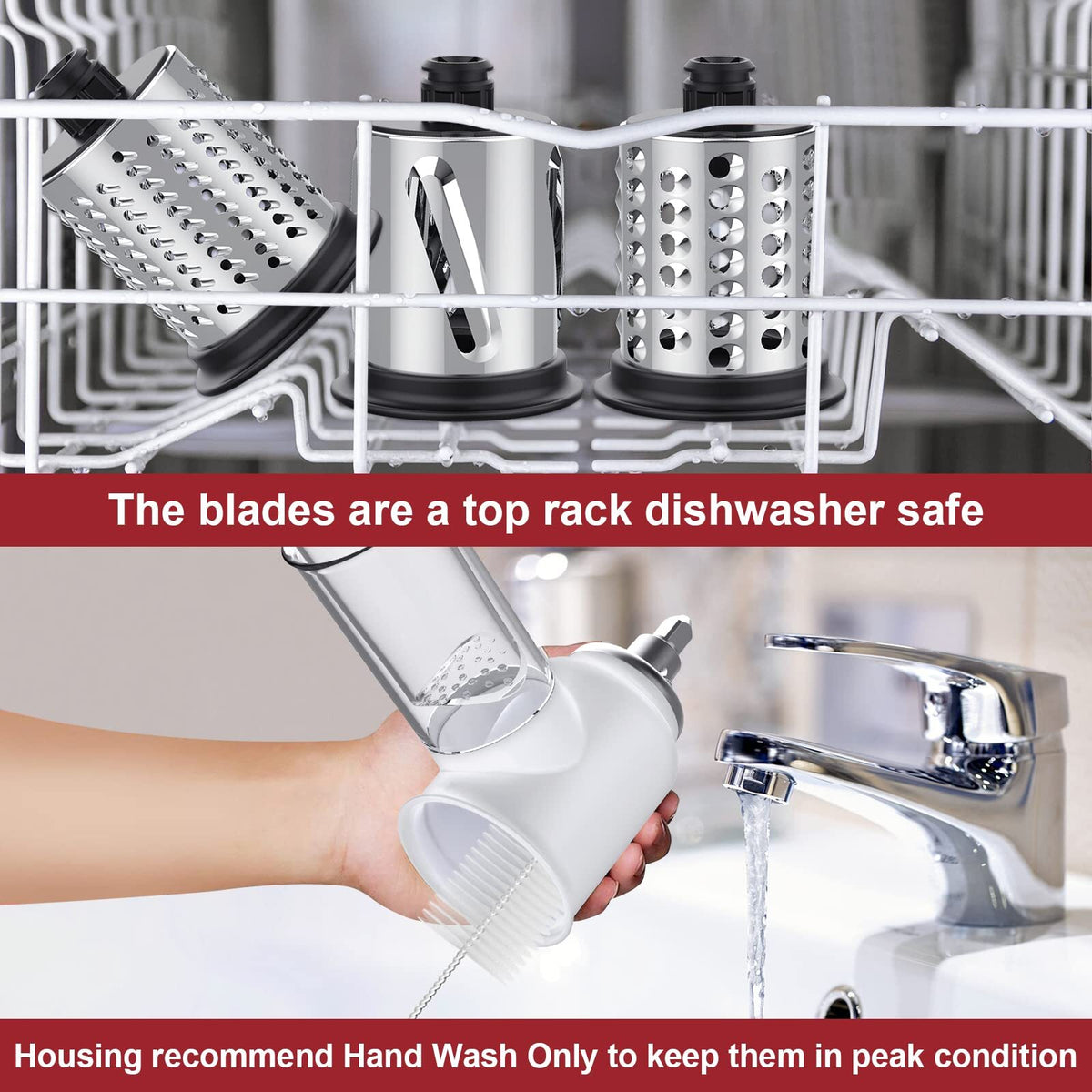 Vegetable Slicer and Cheese Grater Attachment for KitchenAid Stand Mixers S108213