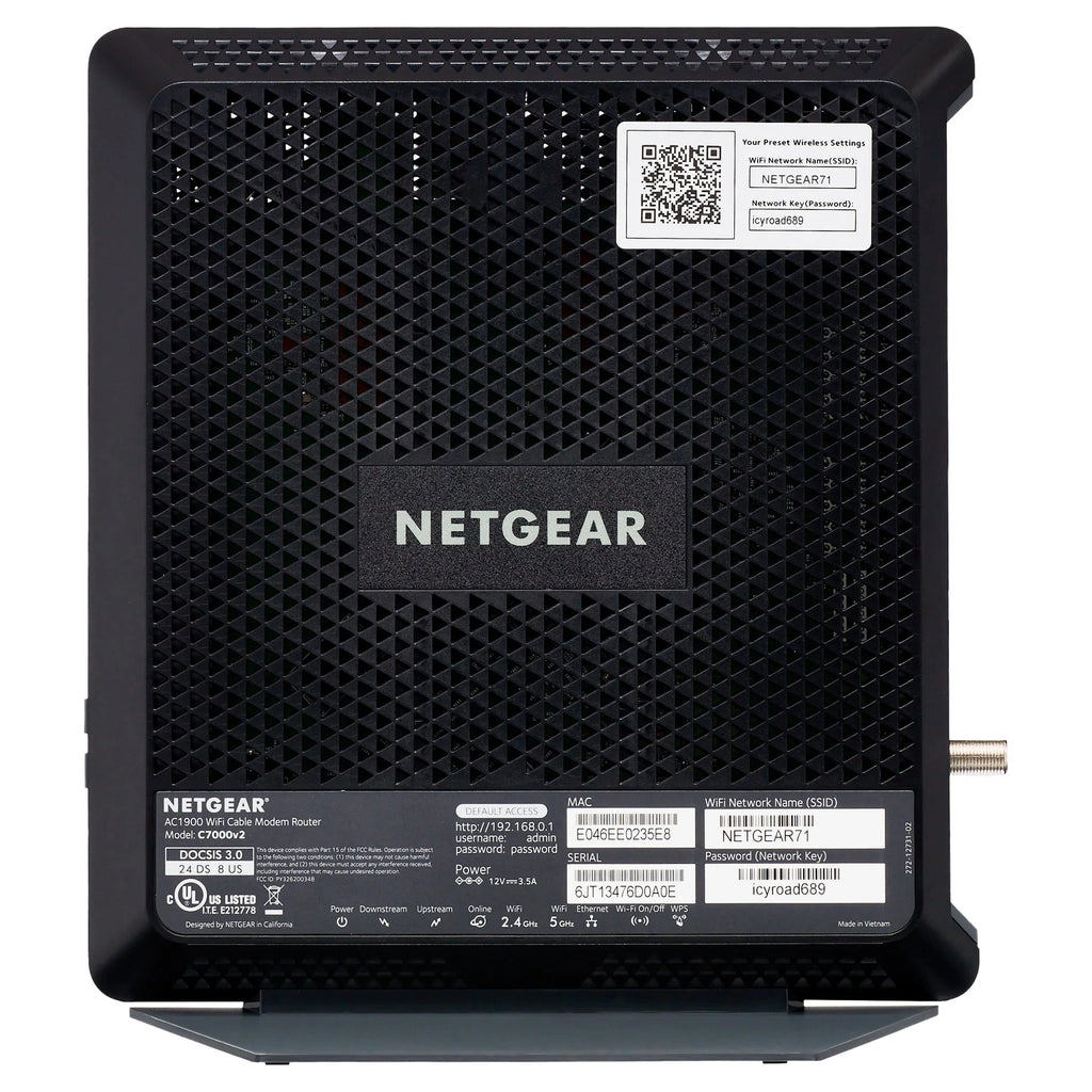 AC1900 DOCSIS 3.0 Cable Modem + WiFi Router J89585