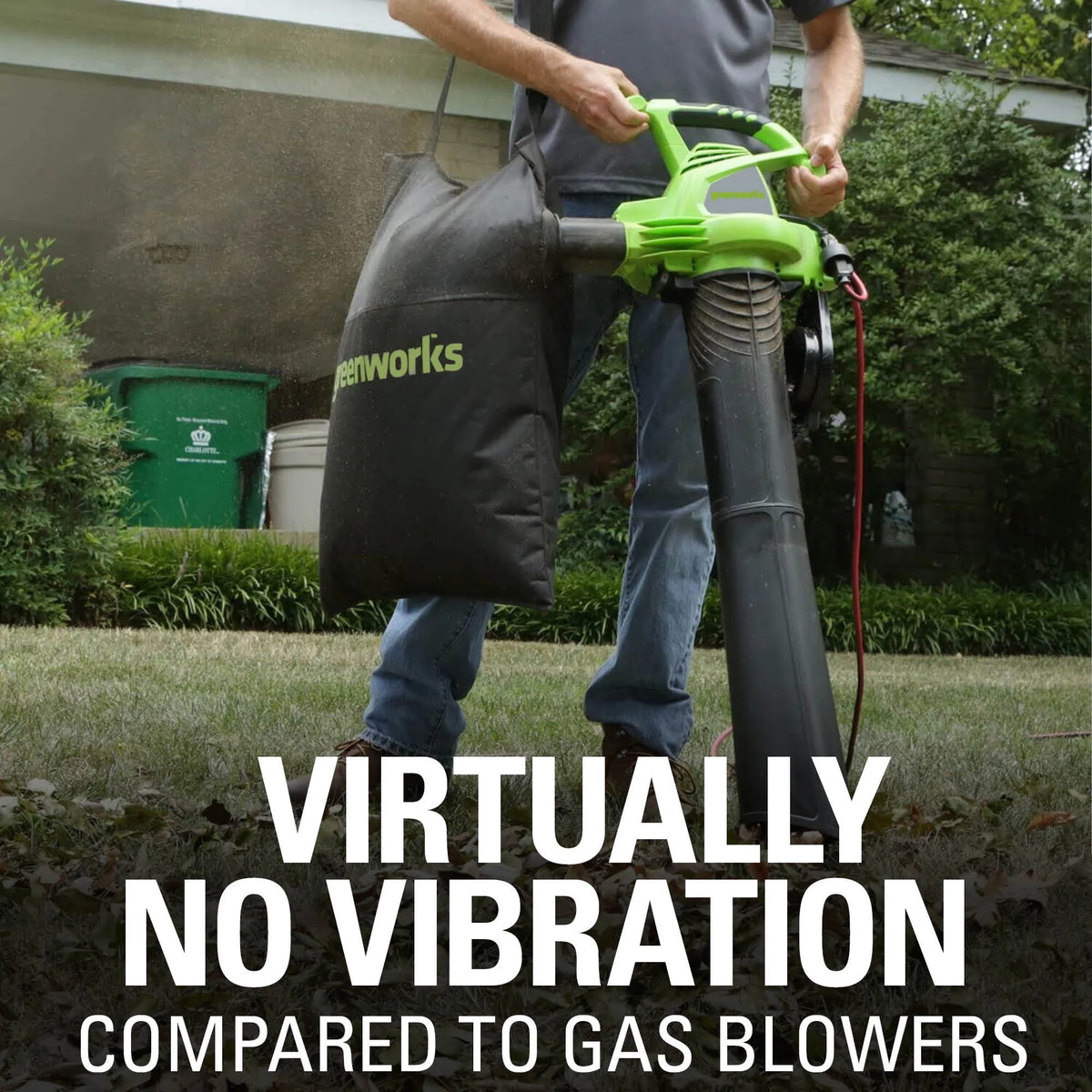 12 Amp 375 CFM Corded Electric Leaf Blower/Mulcher/Vacuum Z893