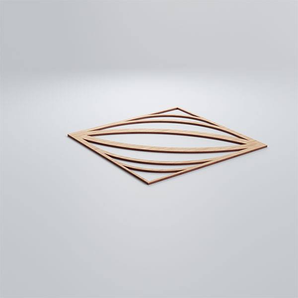 Large Otis Decorative Fretwork Wood Wall Panels N6563