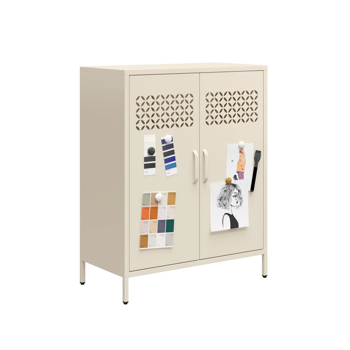 2 Door Metal Cabinet D3168