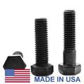 1/4 inch-20 x 4 1/2 inch Grade 8 Hex Cap Screw Black Oxide X700002