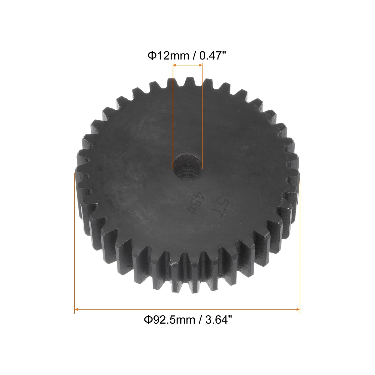 Straight Spur Gear 35T 2.5 Module 45# Steel D5836