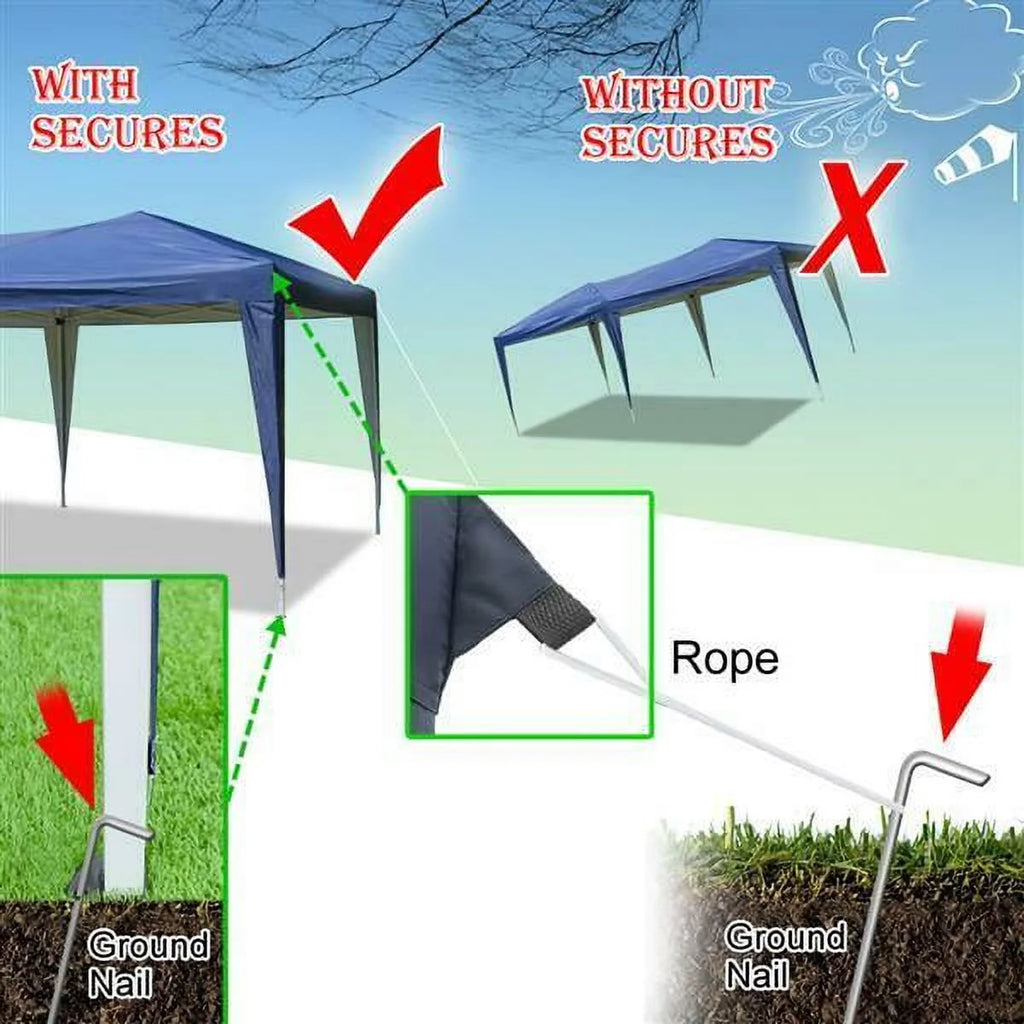 Blue Waterproof Folding Tent with Carry Bag X34647