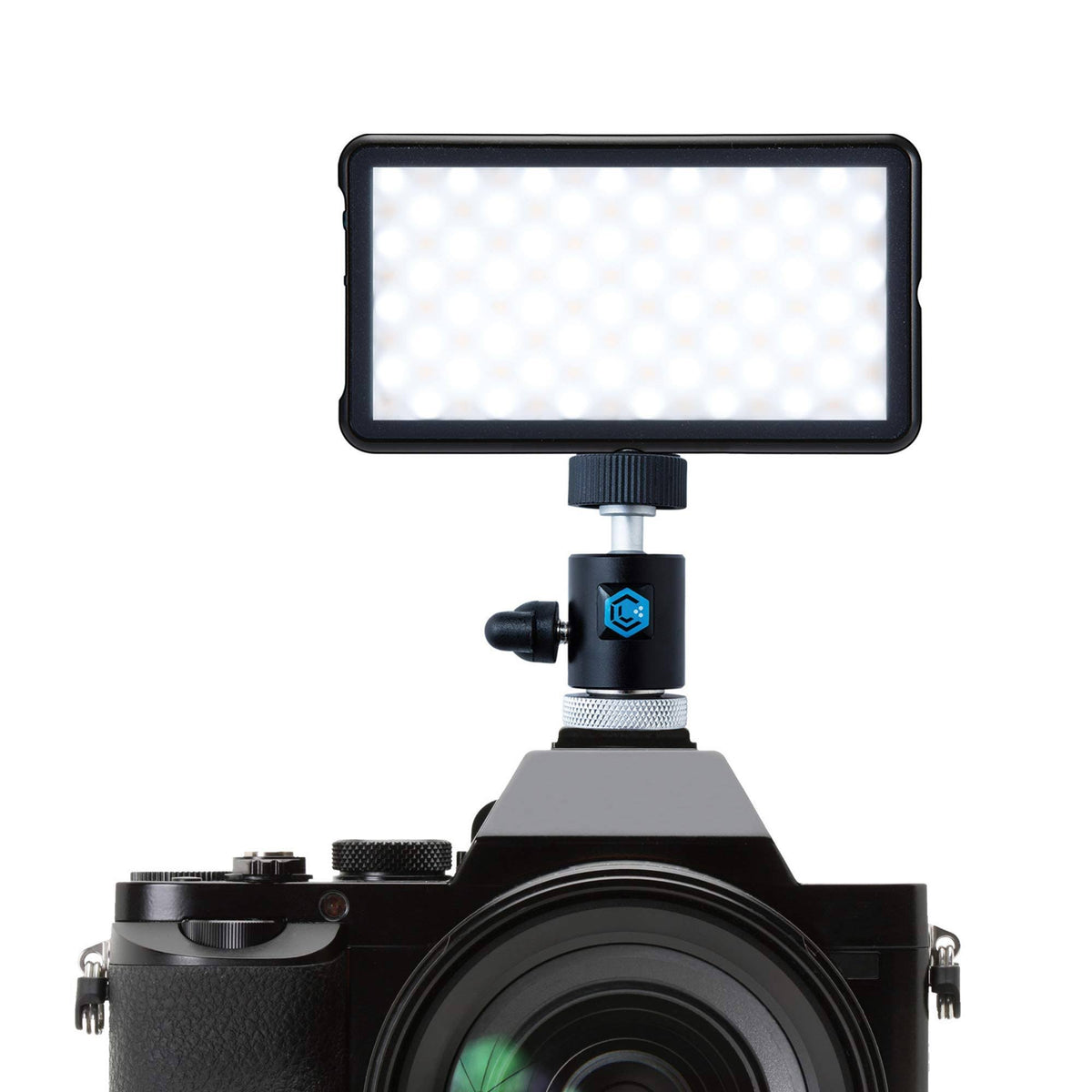 LED Light with Ball Head Camera Mount and Light Stand Adapter U504528