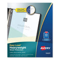 Poly Sheet Protectors, Heavy Gauge, Letter, Nonglare, 50/Box Z71648