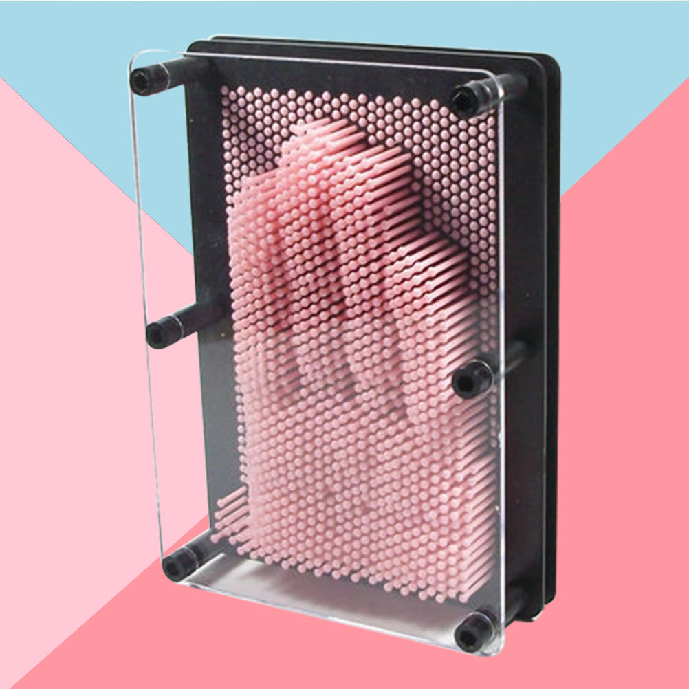 Large Size Pink 3-Dimensional Pin Art Board Toy Y626035