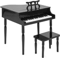 30 Keys Wood Toy Grand Piano with Music Stand and Bench E84336