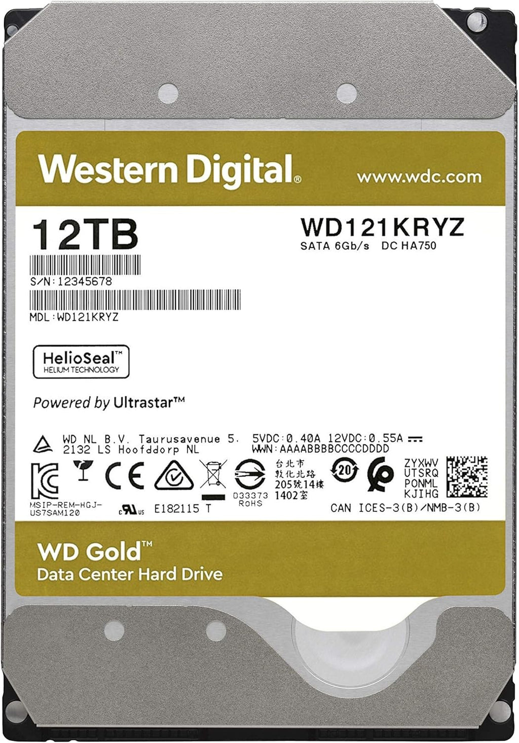 14TB Enterprise Class Internal Hard Drive SATA 6 Gb/s 7200 RPM 512 MB Cache 3.5 V351589