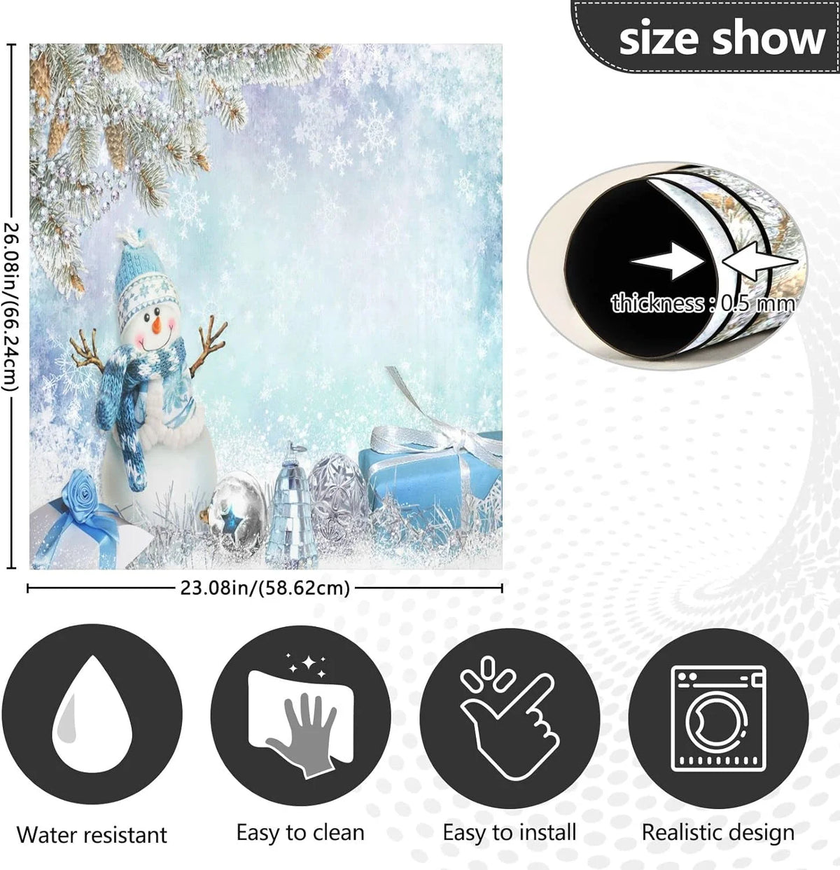 23"Wx26"H Dishwasher Magnet Cover T713269