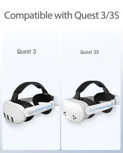 Elite Head Strap with Dual Fast Charging Battery Pack & Charging Dock for Meta Quest 3/3S - VR Headset Accessory Headstrap T97724