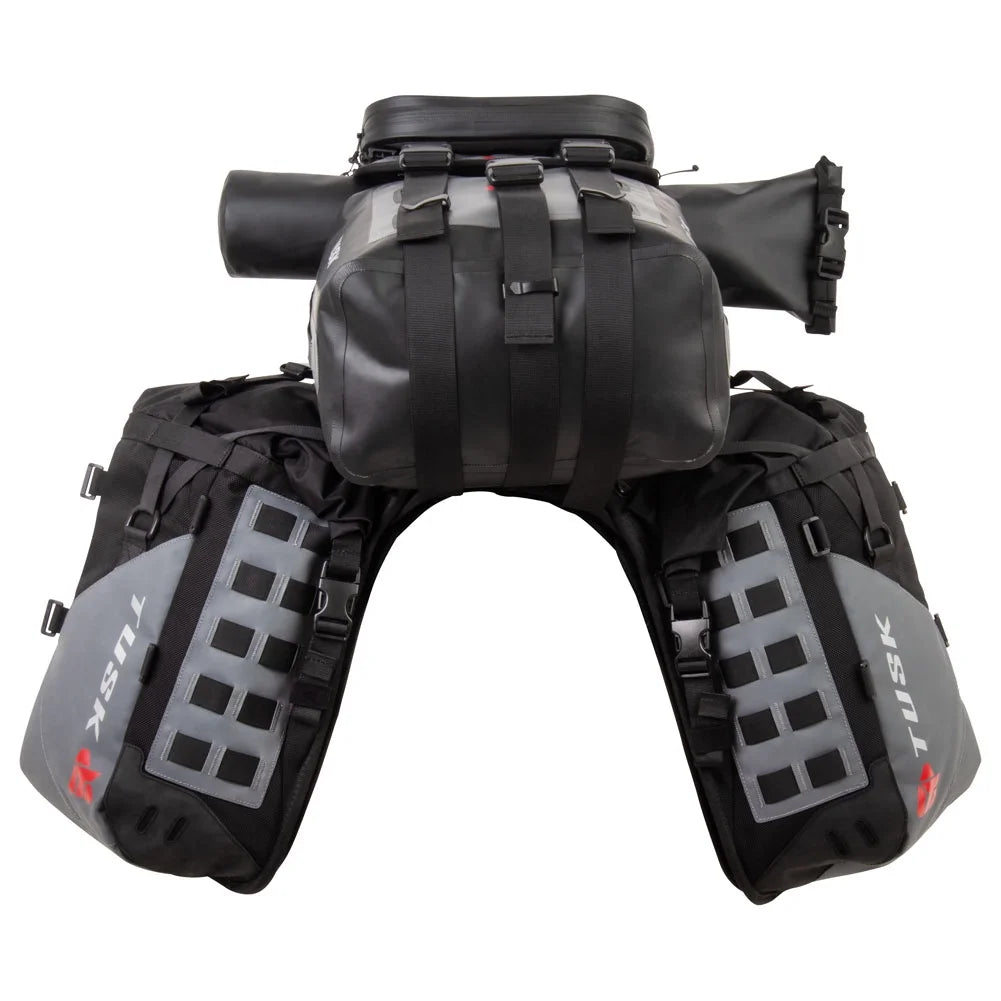 Rackless Luggage System with Small Dry Duffel Tail Bag Standard Heat Shield W889107
