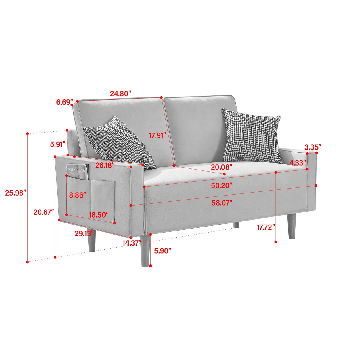 Linen Sofa Q5009