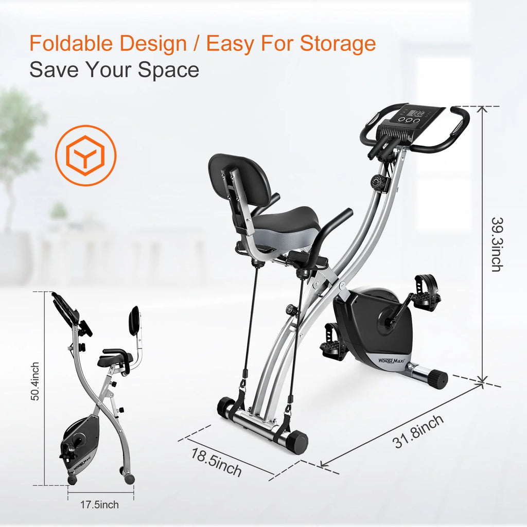 Folding Magnetic Exercise Bike C47117