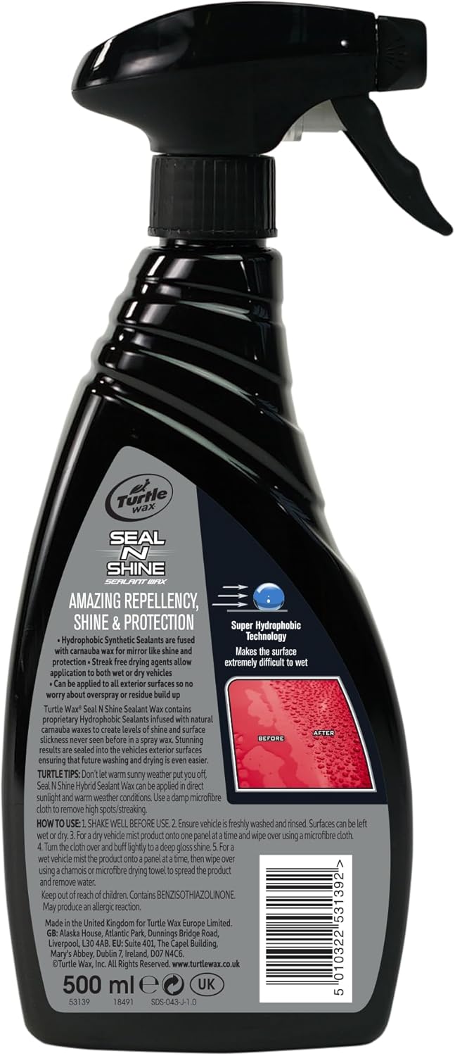 Hybrid Sealant Spray Wax Hydrophobic Fused With Carnauba (500ml) R18982