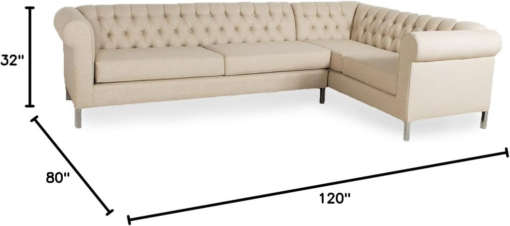 Mid-Century Modern Sectional Sofa A52228