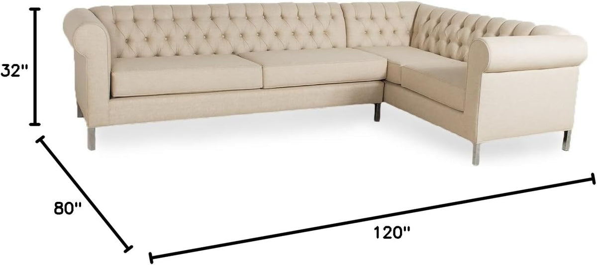 Mid-Century Modern Sectional Sofa A52228
