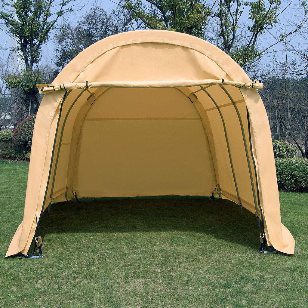 10x15x8ft Portable Heavy Duty Carport, Gray K65542
