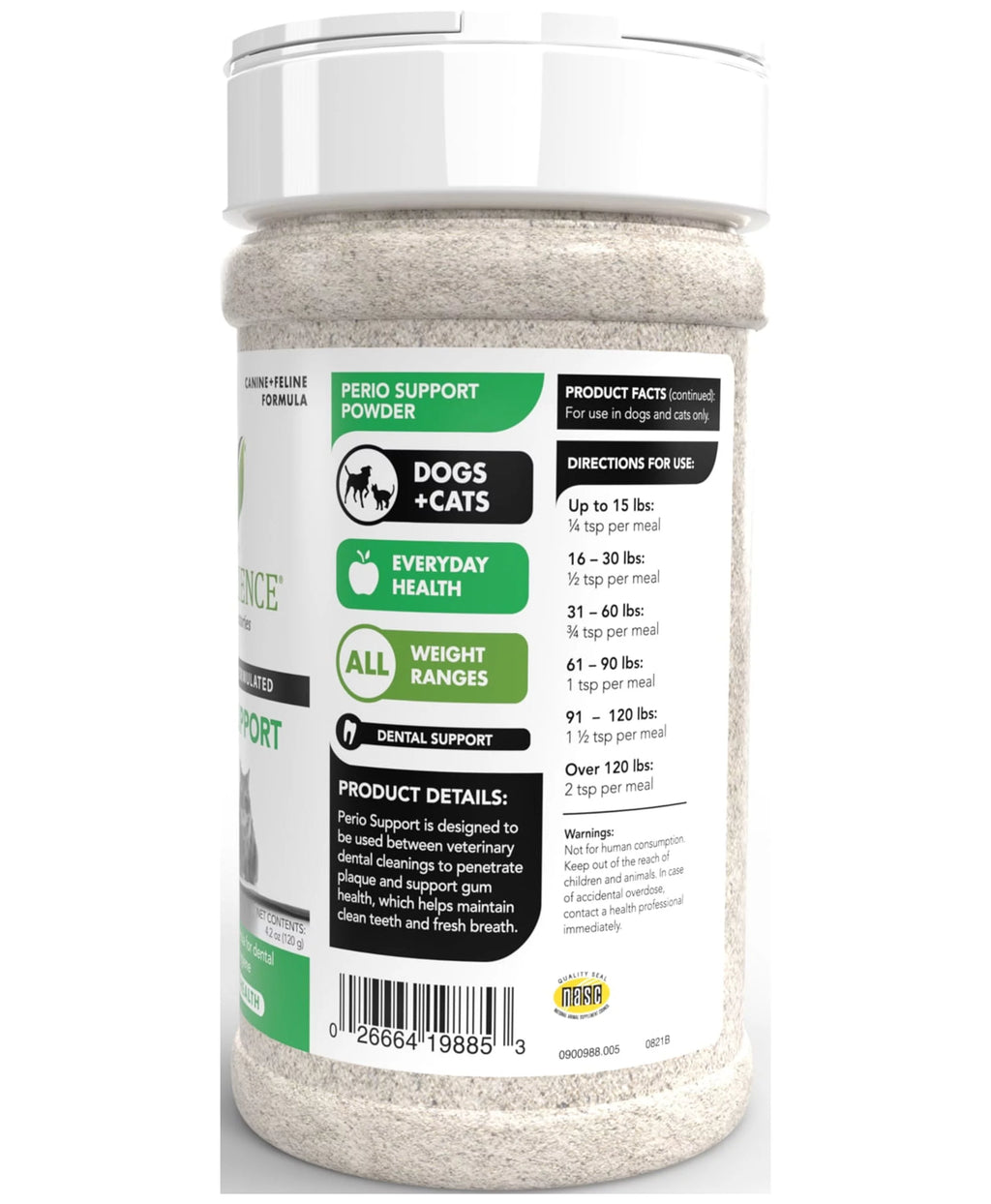 Dental Care Powder for Cats and Dogs 4.2 oz S90895