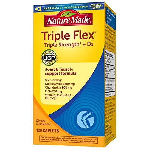 Triple Strength Caplets with Vitamin D3, 120 Count I8142