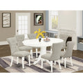 7-Piece Dining Table Set with 6 Chairs R70006
