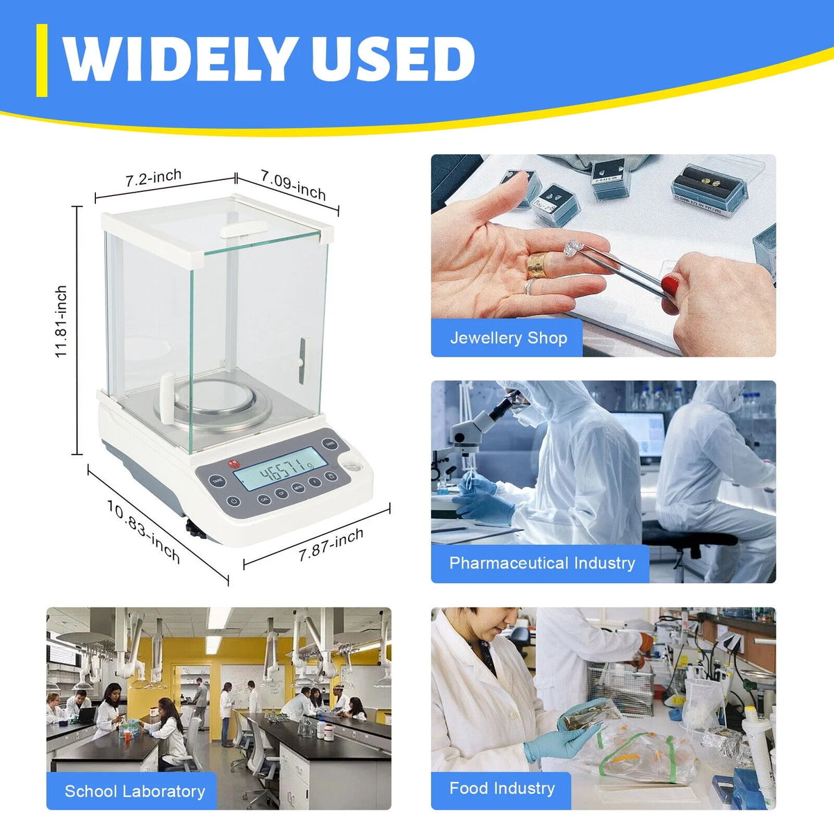 0.1 mg Electronic Analytical Balance G627
