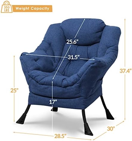 Upholstered Velvet Single Sofa Chair with Side Pocket X21434