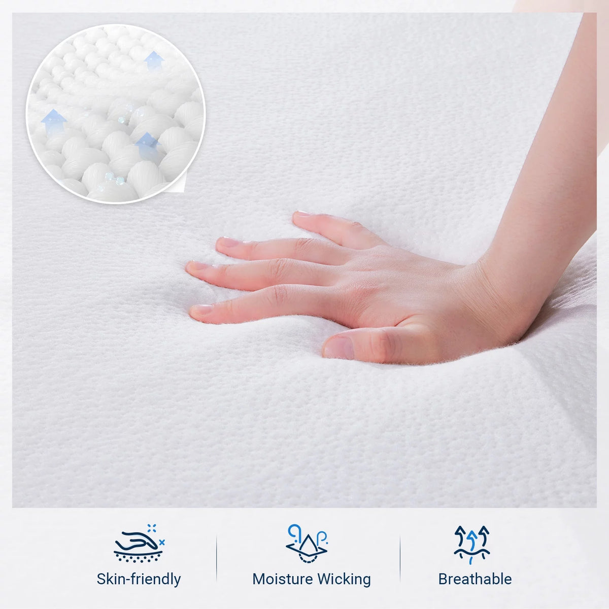 Twin Size Cooling Gel Memory Foam Mattress X4382