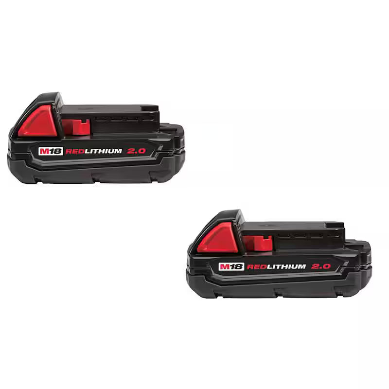 18-Volt Lithium-Ion Compact Battery Pack 2.0Ah 2-Pack H673208