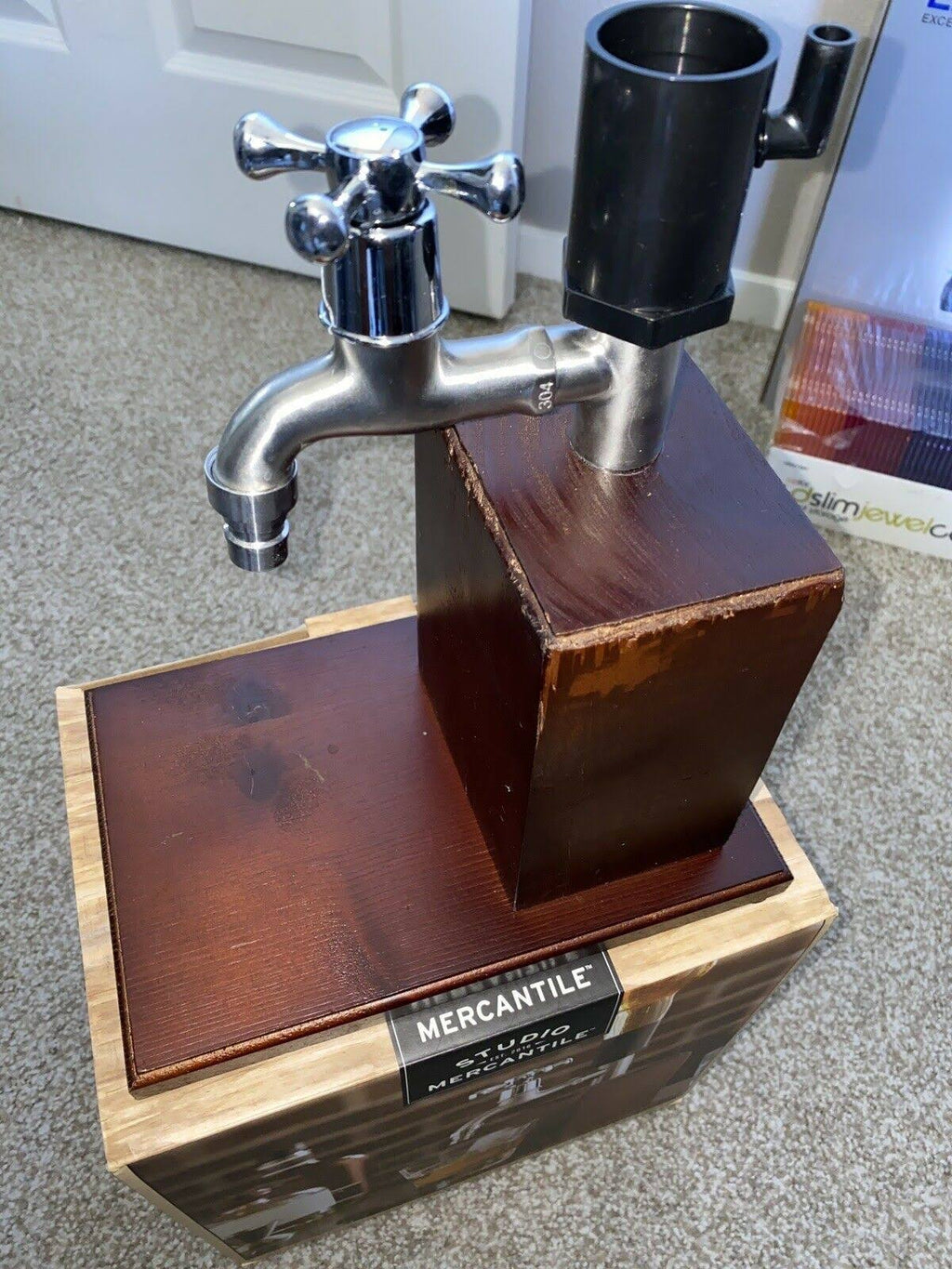 Vintage Wood Drink Dispenser L28592