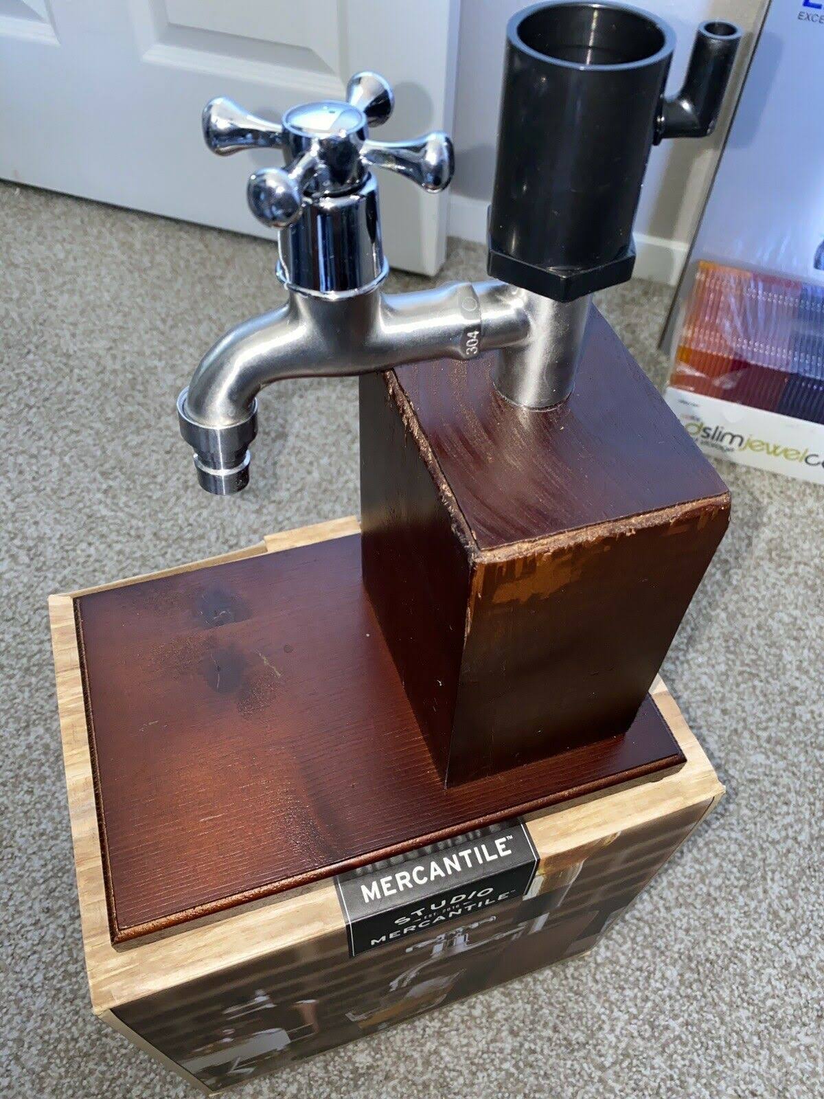 Vintage Wood Drink Dispenser L28592