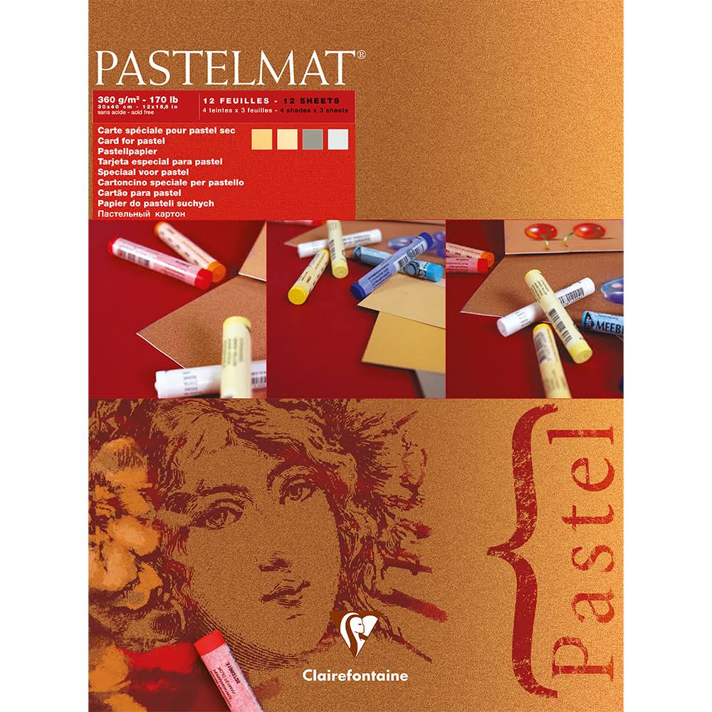 30x40cm 12 Sheets 360gsm Pastelmat Pad L625840