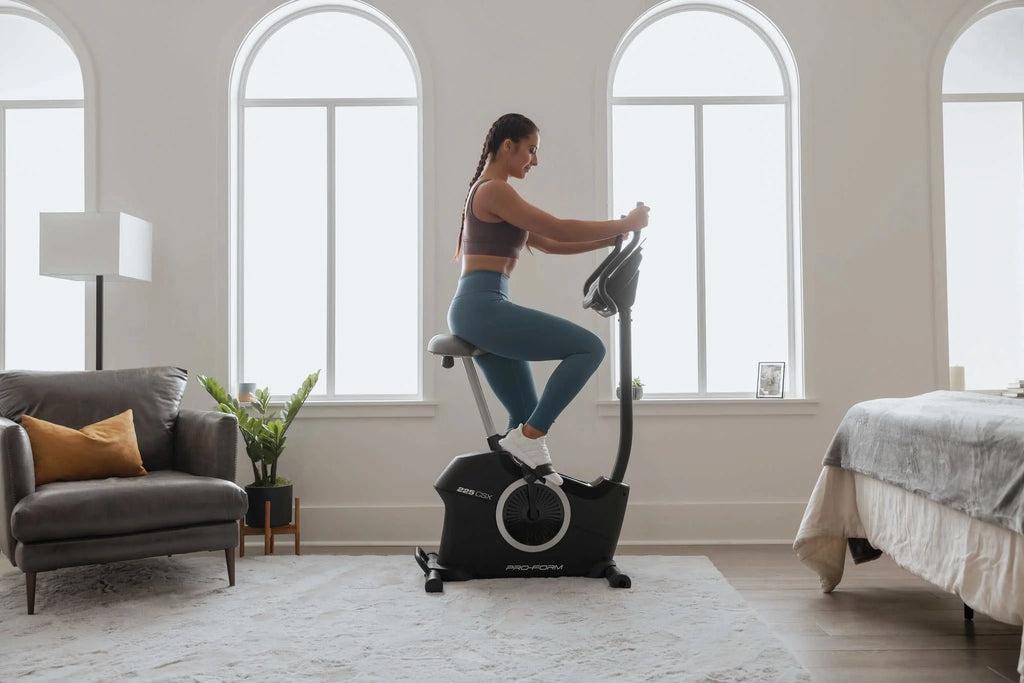 Recumbent Exercise Bike with Display and Tablet Holder F5524