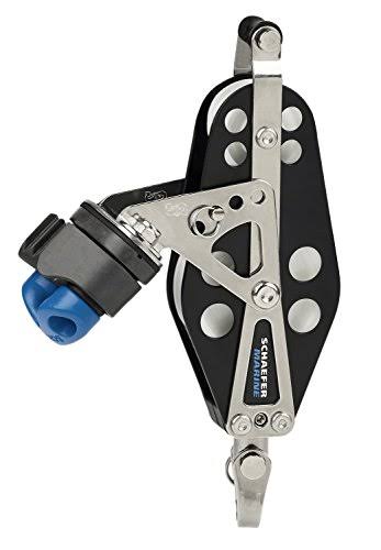 Aluminum Fiddle Block with Becket and Cam Cleat M428309
