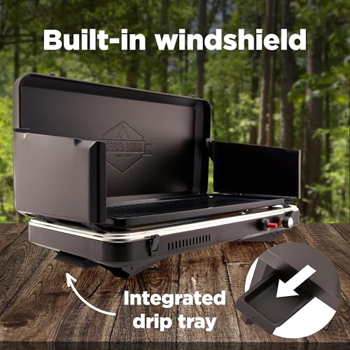 2-in-1 Gas Camping Grill and Griddle Combo G8069