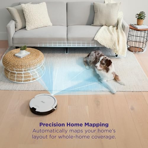 Robot Vacuum and Self-Empty Base with Bagless 60-Day Capacity, Grey T174