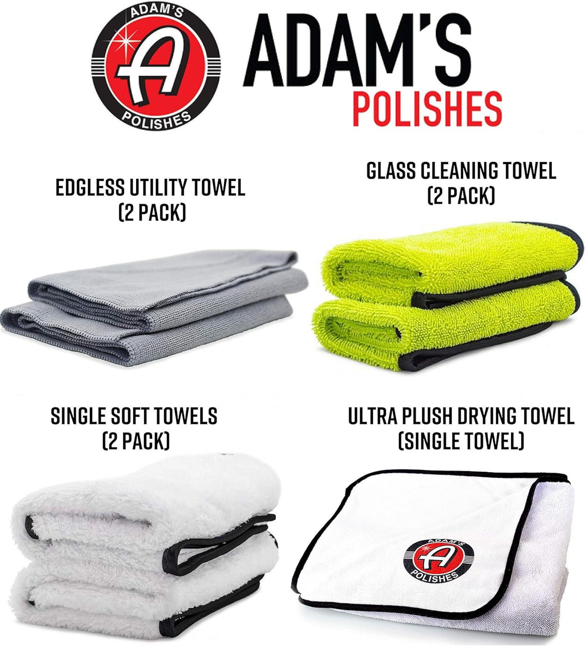 2 Pack Car Cleaning Microfiber Towels V734851